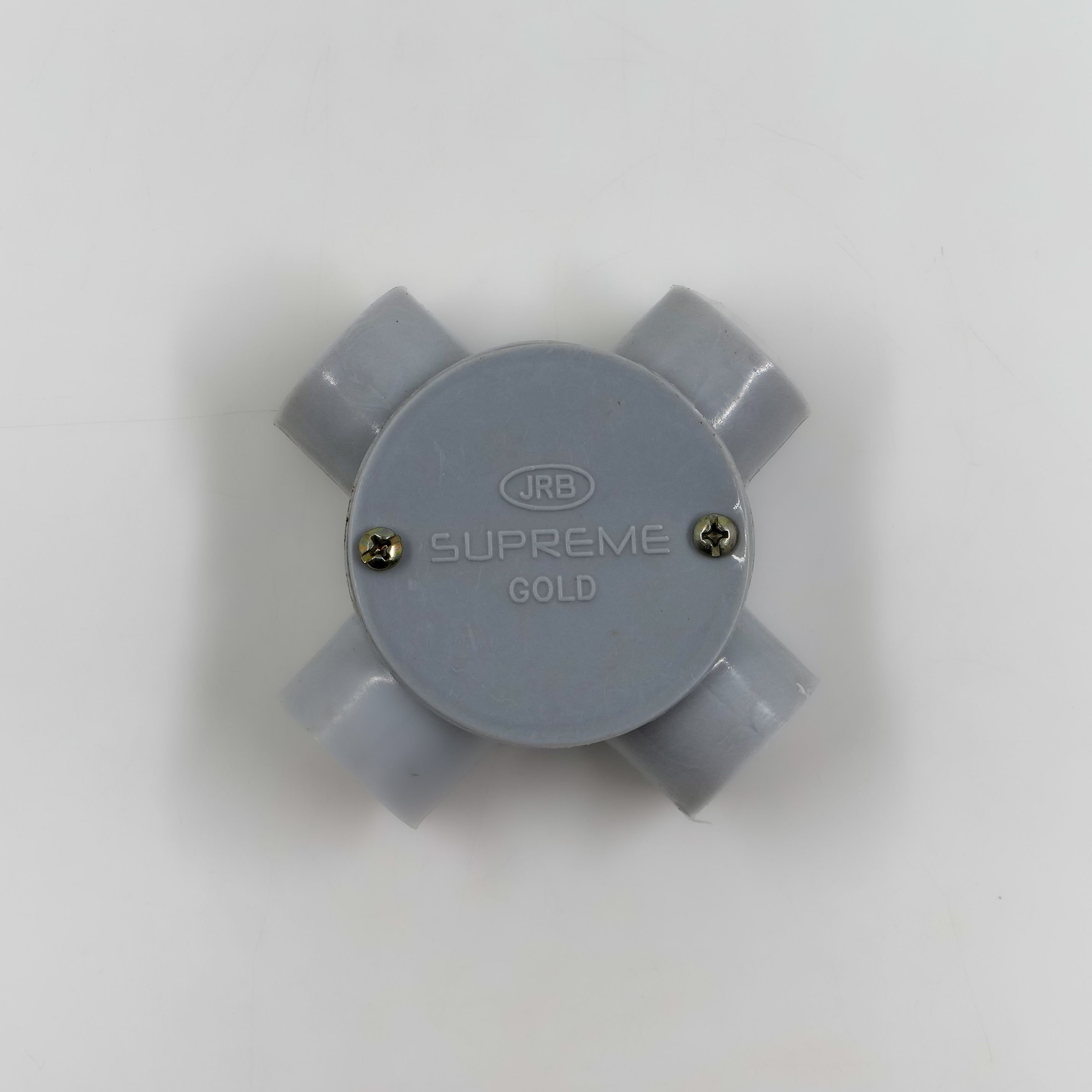 JRB Suppreme - 25Mm Conduit Junction Box 4 Way (Gray)